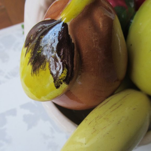 Porcelain Decorative Fruit Basket - Picture 5 of 13